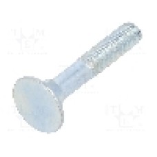 Surub M8, oţel, lungime 60mm, plata, pas filet 1.25, BOSSARD - 1112163