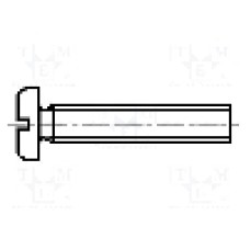 Surub M8, poliamida, 10mm, cap rotund, BOSSARD, 1402501
