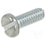 Surub UNC 2-56, oţel, lungime 6.25mm, cap rotund, pas filet {{Pas filet}}, KEYSTONE - 9355