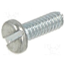 Surub UNC 2-56, oţel, lungime 6.25mm, cap rotund, pas filet {{Pas filet}}, KEYSTONE - 9355