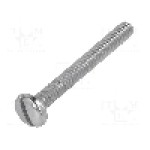 Surub UNC 4-40, oţel, lungime 25.4mm, cap rotund, pas filet {{Pas filet}}, KEYSTONE - 9405