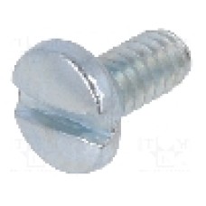 Surub UNC 4-40, oţel, lungime 6.25mm, cap rotund, pas filet {{Pas filet}}, KEYSTONE - 9400