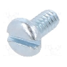 Surub UNC 4-40, oţel, lungime 6.4mm, cap rotund, pas filet {{Pas filet}}, KEYSTONE - 9300