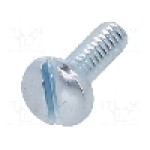 Surub UNC 4-40, oţel, lungime 9.53mm, cap rotund, pas filet {{Pas filet}}, KEYSTONE - 9401