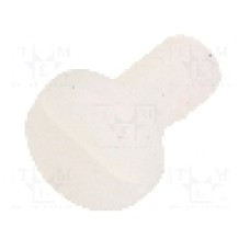 Surub UNC 4-40, poliamida, lungime 6.25mm, cap rotund, pas filet {{Pas filet}}, KEYSTONE - 9327