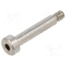 Surub UNC 6-32, otel inoxidabil, lungime 19.1mm, cap rotund, pas filet {{Pas filet}}, KEYSTONE - 2450