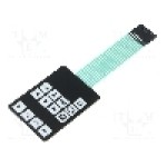 Tastatura cu membrana, 54mm x 72mm, 13 taste, QWERTY - 