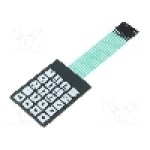 Tastatura cu membrana, 54mm x 72mm, 20 taste, QWERTY - 