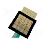 Tastatura cu membrana, 80mm x 82mm, 16 taste, QWERTY -  Tastatura cu membrana, 80mm x 82mm, 16 taste, QWERTY -