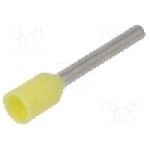 Terminal cu compresie, cablu 0.25mm<sup>2</sup>, cositorit, ERGOM - E08KH-02010100701