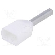 Terminal cu compresie, cablu 0.5mm<sup>2</sup>, cositorit, NINIGI - TUL-RI-TW-00508