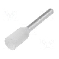 Terminal cu compresie, cablu 0.5mm<sup>2</sup>, cositorit, WEIDMÜLLER - 9019010000 H0,5/14D W