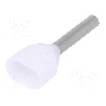 Terminal cu compresie, cablu 0.5mm<sup>2</sup>, cositorit, WEIDMÜLLER - 9037380000 H0,5/14D ZH W