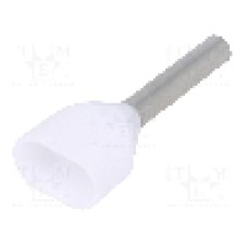 Terminal cu compresie, cablu 0.5mm<sup>2</sup>, cositorit, WEIDMÜLLER - 9037380000 H0,5/14D ZH W