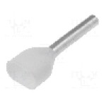 Terminal cu compresie, cablu 0.5mm<sup>2</sup>, cositorit, WEIDMÜLLER - 9037390000 H0,5/16D ZH W