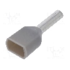 Terminal cu compresie, cablu 0.75mm<sup>2</sup>, cositorit, NINIGI - TUL-RI-TW-00708