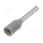 Terminal cu compresie, cablu 0.75mm<sup>2</sup>, cositorit, WEIDMÜLLER - 9019040000 H0,75/14D GR