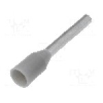 Terminal cu compresie, cablu 0.75mm<sup>2</sup>, cositorit, WEIDMÜLLER - 9019050000 H0,75/16D GR