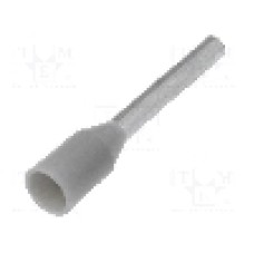 Terminal cu compresie, cablu 0.75mm<sup>2</sup>, cositorit, WEIDMÜLLER - 9019050000 H0,75/16D GR