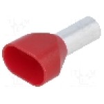 Terminal cu compresie, cablu 10mm<sup>2</sup>, cositorit, WEIDMÜLLER - 9037570000 H10,0/24D ZH R