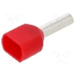 Terminal cu compresie, cablu 1mm<sup>2</sup>, cositorit, TE Connectivity - 966144-4