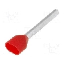 Terminal cu compresie, cablu 1mm<sup>2</sup>, cositorit, WEIDMÜLLER - 9037460000 H1,0/25D ZH R