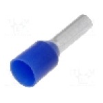 Terminal cu compresie, cablu 2.5mm<sup>2</sup>, cositorit, WEIDMÜLLER - 9019160000 H2,5/15D BL