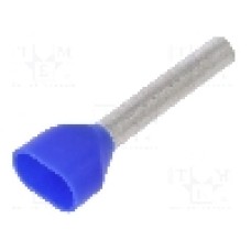 Terminal cu compresie, cablu 2.5mm<sup>2</sup>, cositorit, WEIDMÜLLER - 9037520000 H2,5/27D ZH BL