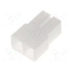 Carcasa conector 2 pini, pentru conectori 6.3mm cu click, 100.020W, IMP, T220345