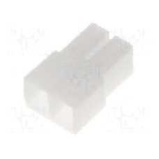 Carcasa conector 2 pini, pentru conectori 6.3mm cu click, 100.020W, IMP, T220345