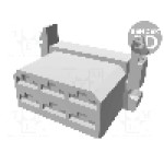 Terminal tip {{Tip varf}}, pentru surub {{Orificiu pentru şurub}}, TE Connectivity - 163006