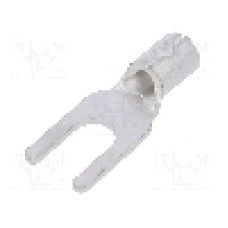 Terminal tip furca, pentru surub M3, NICHIFU - 1.25Y-3