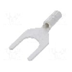 Terminal tip furca, pentru surub M4, NICHIFU - 0.3Y-4N
