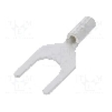 Terminal tip furca, pentru surub M4, NICHIFU - 0.3Y-4N