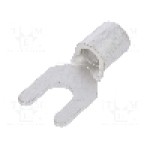 Terminal tip furca, pentru surub M4, NICHIFU - 5.5Y-4