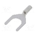 Terminal tip furca, pentru surub M5, NICHIFU - 0.3Y-5
