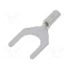 Terminal tip furca, pentru surub M5, NICHIFU - 0.3Y-5