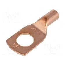 Terminal tip inelar tubular, pentru surub M10, ERGOM - KM10/10