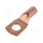 Terminal tip inelar tubular, pentru surub M10, ERGOM - KM25/10