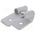 Terminal tip plat, pentru surub {{Orificiu pentru şurub}}, NICHIFU - 63-V