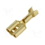 Terminal tip plat, pentru surub {{Orificiu pentru şurub}}, TE Connectivity - 1-160304-0