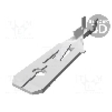 Terminal tip plat, pentru surub {{Orificiu pentru şurub}}, TE Connectivity - 160691-2