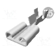 Terminal tip plat, pentru surub {{Orificiu pentru şurub}}, TE Connectivity - 280001-9