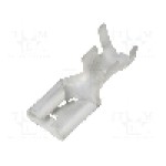 Terminal tip plat, pentru surub {{Orificiu pentru şurub}}, TE Connectivity - 280755-4