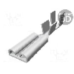 Terminal tip plat, pentru surub {{Orificiu pentru şurub}}, TE Connectivity - 42068-1