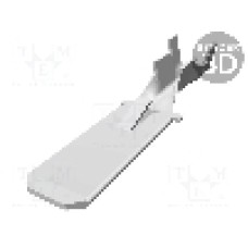 Terminal tip plat, pentru surub {{Orificiu pentru şurub}}, TE Connectivity - 42098-1
