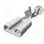 Terminal tip plat, pentru surub {{Orificiu pentru şurub}}, TE Connectivity - 5-160447-2