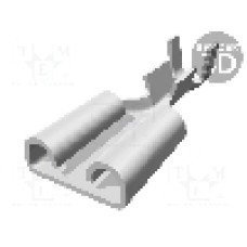 Terminal tip plat, pentru surub {{Orificiu pentru şurub}}, TE Connectivity - 6-160432-0