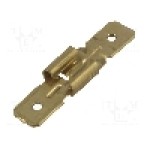 Terminal tip plat, pentru surub {{Orificiu pentru şurub}}, TE Connectivity - 726308-1