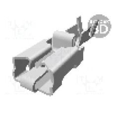 Terminal tip plat, pentru surub {{Orificiu pentru şurub}}, TE Connectivity - 927854-6